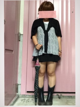 「花柄 トップス」｜たぴおか*さん（レディース・150cm）の夏コーディネート