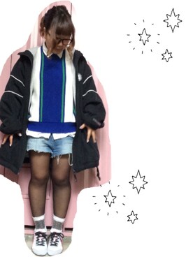 「タイツ×靴下」｜「アイテム（その他）」を使った、たぴおか*さん（レディース・150cm）の冬コーディネート