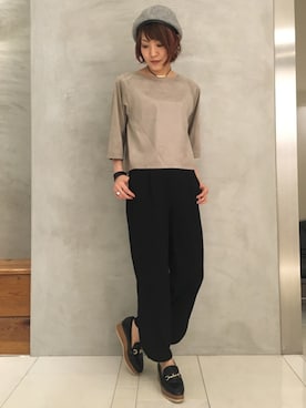 「HARE（ハレ）のアイテム（チョーカー）」を使った、YUINEE@HARE立川ルミネさん（レディース・168cm）の夏コーディネート