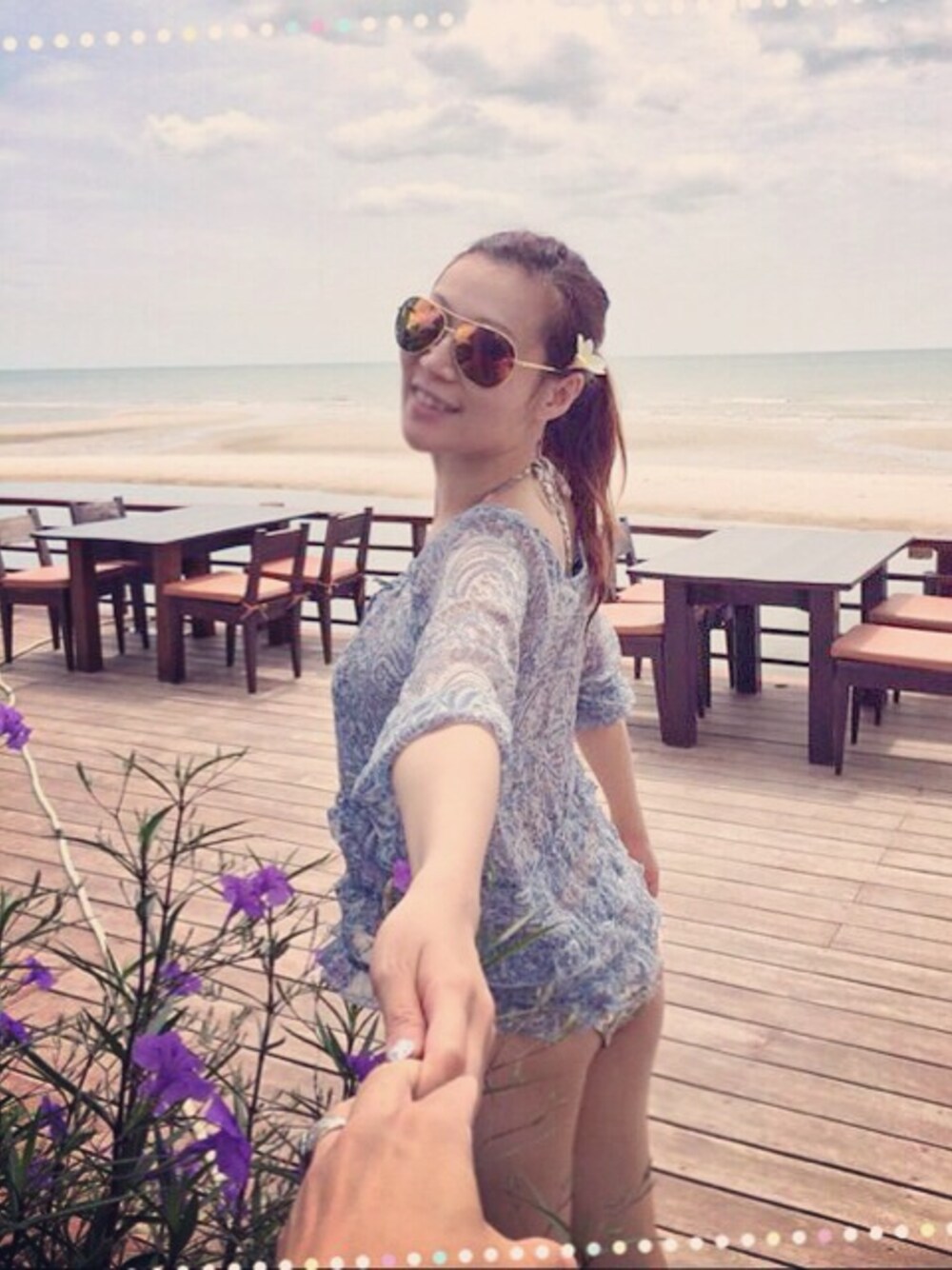 「bikini、jack wills、see through、H&M、Sunglasses、ray ban、HauHin、Thailand、summer、beach」｜「Jack Willsのアイテム（水着、ホワイト系）」を使った、Carmeow320さん（レディース・173cm）の夏コーディネートの1枚目の写真