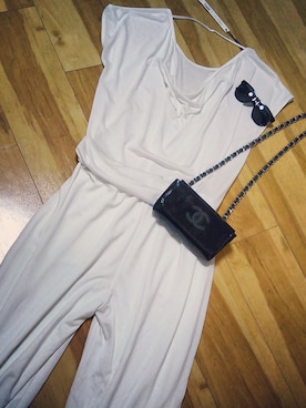 「chanel」｜「アイテム（つなぎ/オールインワン）」を使った、mさん（レディース・161cm）の秋コーディネート