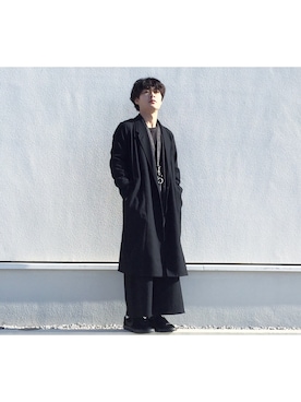 「GIVENCHY」｜「アイテム（その他アウター）」を使った、ゆたさん（メンズ・173cm）の冬コーディネート