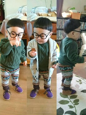 オンザ眉キープゆいとさんさんのコーディネート