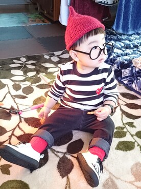 オンザ眉キープゆいとさんさんのコーディネート