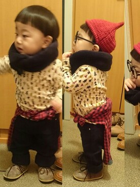 オンザ眉キープゆいとさんさんのコーディネート