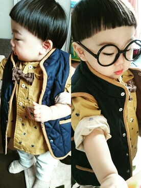 オンザ眉キープゆいとさんさんのコーディネート