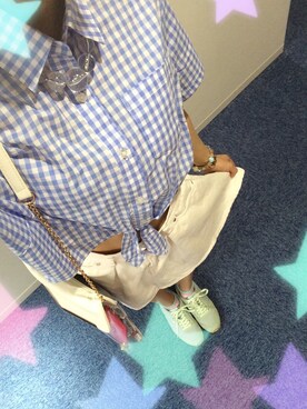 中島愛蘭さん（レディース・156cm）の夏コーディネート