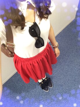 中島愛蘭さん（レディース・156cm）の夏コーディネート