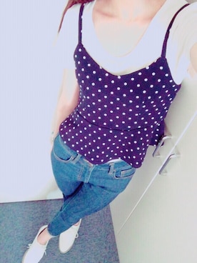 中島愛蘭さん（レディース・156cm）の夏コーディネート