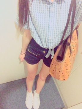 中島愛蘭さん（レディース・156cm）の夏コーディネート