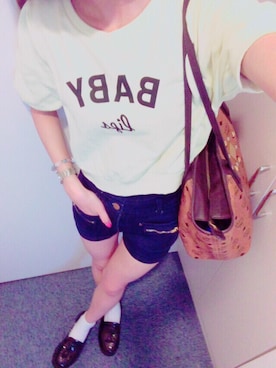 中島愛蘭さん（レディース・156cm）の秋コーディネート