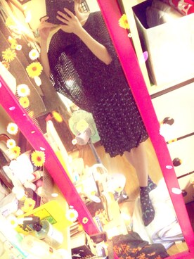 「アイテム（キャミソール、レッド系）」を使った、Lily♡さん（レディース・170cm）の秋コーディネート