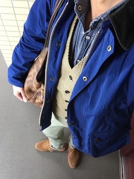 「Bevilacqua（ベヴィラクア）のアイテム」を使った、osamusiさん（メンズ・164cm）の春コーディネート