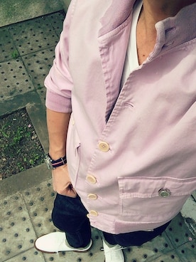 「Valstar（バルスターヴァルスター）のアイテム」を使った、osamusiさん（メンズ・164cm）の春コーディネート