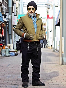 赤いDJさんのコーディネート