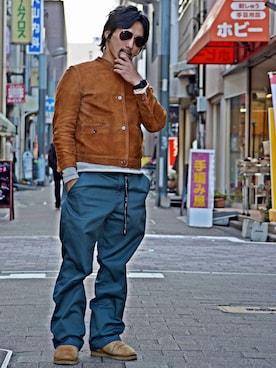 赤いDJさんのコーディネート