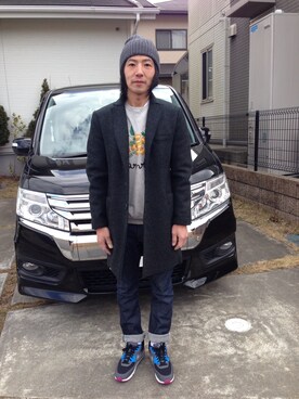 ロンハーマンさん（メンズ・167cm）の冬コーディネート