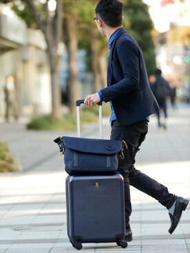 Bruno ブルーノ のスーツケース キャリーバッグを使った人気ファッションコーディネート Wear