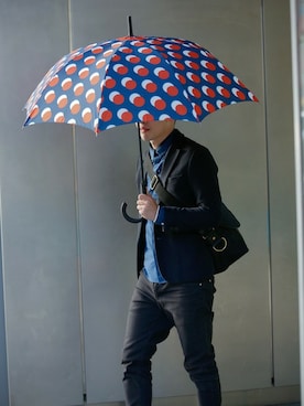 「アイテム（メッセンジャーバッグ）」を使った、araiさん（メンズ・167cm）の秋コーディネート