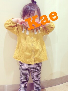 「apres les cours（アプレレクール）のウエストリブカラースキニーパンツ（パンツ、ブラック系）」を使った、ericaさんの秋コーディネート