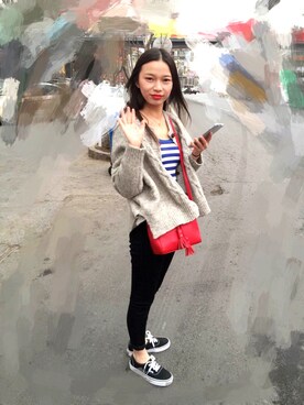 罗默年华さん（レディース・160cm）の春コーディネート