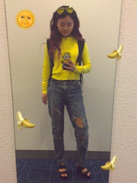 「MONKI（モンキ）のアイテム（ファッション雑貨）」を使った、mireiさん（レディース・153cm）の春コーディネート