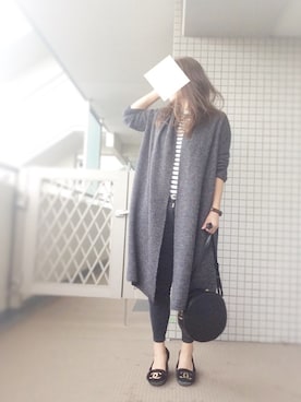 「FREAK'S STORE（フリークスストア）のDaniel Wellington/ダニエルウェリントン Classic Bristol 0511/0611 36mm（アナログ腕時計）」を使った、Rabi*さん（レディース・158cm）の秋コーディネート