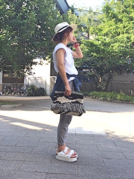 「Another Edition（アナザーエディション）のアイテム」を使った、Rabi*さん（レディース・158cm）の夏コーディネート