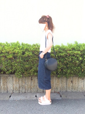 「chapter world（チャプターワールド）のアイテム」を使った、Rabi*さん（レディース・158cm）の夏コーディネート