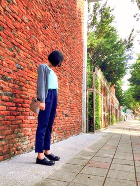 「BKK ORIGINALのアイテム」を使った、xianさん（レディース・161cm）の秋コーディネート