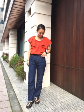 河原井美幸さんのコーディネート