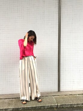 河原井美幸さんのコーディネート