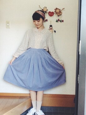 Nanacoさん（レディース・162cm）の冬コーディネート