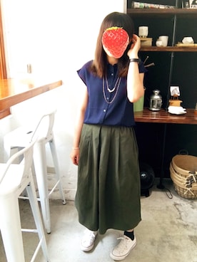 Moriさん（レディース・158cm）の春コーディネート