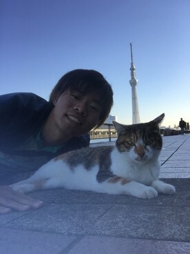 「LACOSTE（ラコステ）のアイテム（その他アウター）」を使った、Yuuta Nakaiさん（メンズ・169cm）の秋コーディネート