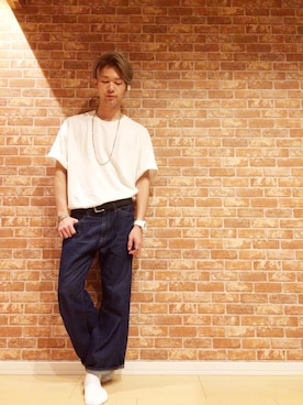 「アイテム（バングル/リストバンド）」を使った、SHOUTAさん（メンズ・172cm・20代）の夏コーディネート