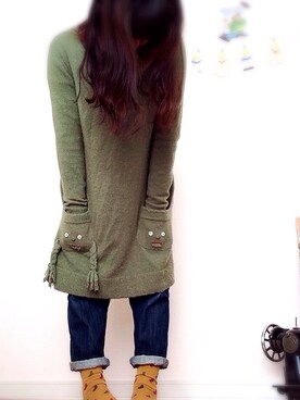 kana☺︎さん（レディース・160cm）の冬コーディネート