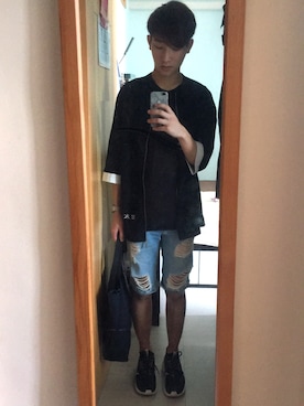 「BEAMS(ビームス)のアイテム(ビジネスバッグ)」を使った、chonghoihoiさん(メンズ・173cm)の夏コーディネート