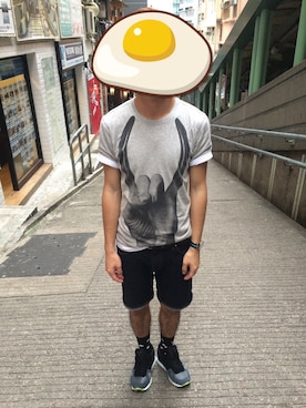 「ADLIB（アドリブ）のアイテム（レッグウェア）」を使った、Myronさん（メンズ・168cm）の春コーディネート