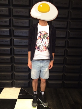 「plain-me（プレインミー）のアイテム」を使った、Myronさん（メンズ・168cm）の春コーディネート