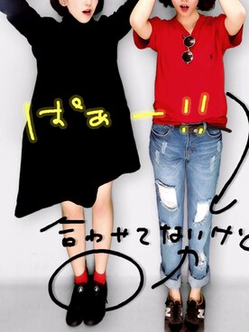 「ハラチ」｜「アイテム（ワンピース/ドレス）」を使った、유나➫ゆなさん（レディース・152cm）の夏コーディネート