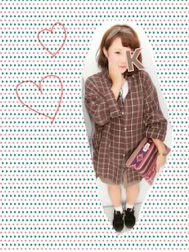 「ラルフローレンシャツ」｜「アイテム（腕時計）」を使った、kotono◎さん（レディース・156cm）の秋コーディネート