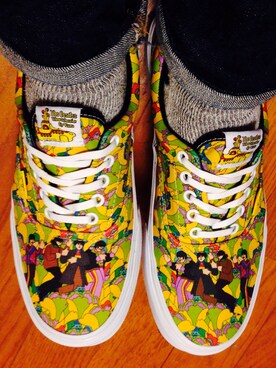 「VANS（バンズ）のアイテム（スニーカー、イエロー系）」を使った、ノブさん（メンズ・173cm）の春コーディネート