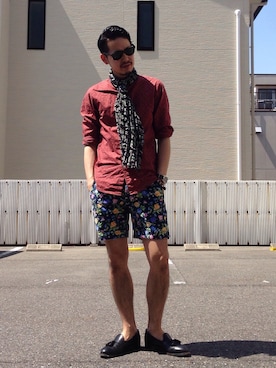 「POLO RALPH LAUREN（ポロ ラルフ ローレン）のラルフショーツ（その他パンツ、その他）」を使った、ノブさん（メンズ・173cm）の春コーディネート