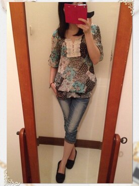 「KLEIN PLUS（クランプリュス）のアイテム」を使った、Glendaさん（レディース・151cm）の夏コーディネート