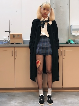 「halloween」｜「アイテム（マウンテンパーカー）」を使った、sungさん（レディース・165cm）の秋コーディネート