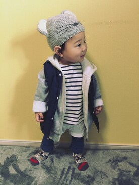 kanwill44さん(キッズ・80cm)の冬コーディネート