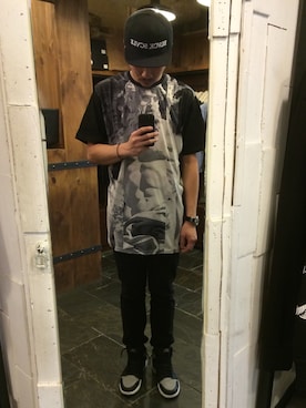 「double dog」｜kvrr chanさん（メンズ・178cm）の夏コーディネート