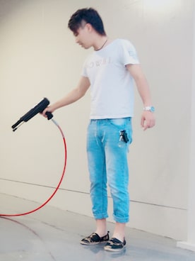 「PROGRES（プログレ）のアイテム」を使った、りゅうまさん（メンズ・175cm）の春コーディネート