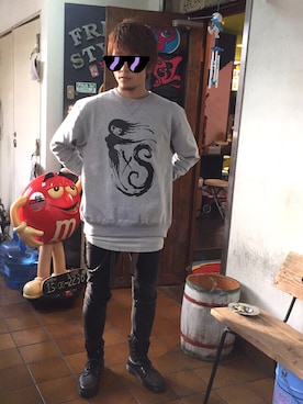 「Freestyle（フリースタイル）のアイテム」を使った、freestyleさん（メンズ・175cm）の夏コーディネート